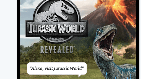 Jurassic World Alexa Twitter Update